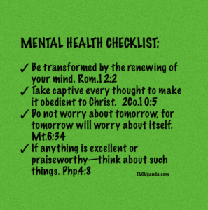 Mental Health Checklist